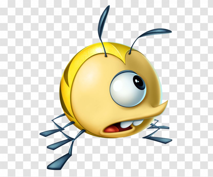 Best Fiends Honey Bee Video Game - Kids Playing Games Transparent PNG