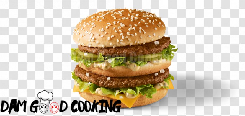 Hamburger McDonald's Big Mac Cheeseburger Fast Food French Fries - Salmon Burger - King Transparent PNG