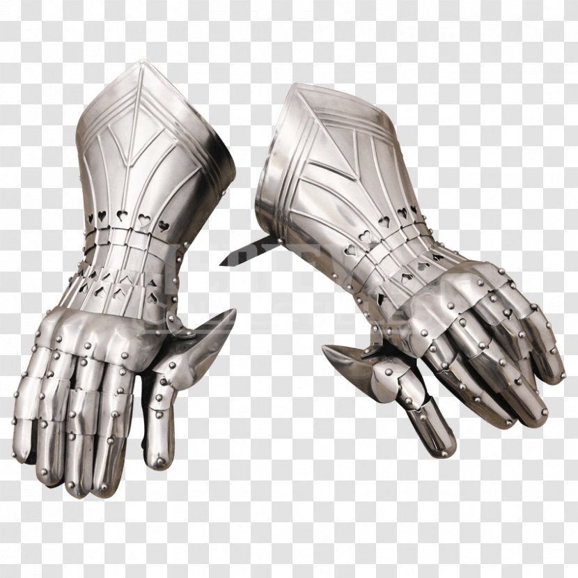 Middle Ages Gauntlet Components Of Medieval Armour Knight - Shoe - Christmas Gloves Transparent PNG