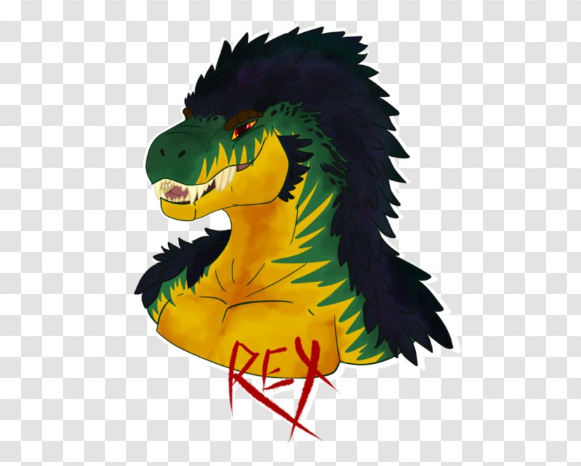 Commission Drawing Tyrannosaurus Head Shot - Bank - Furry Art Badge Transparent PNG