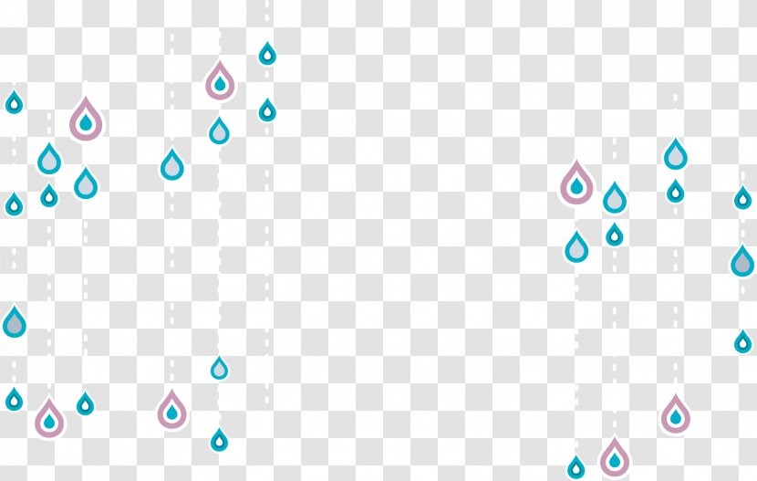 Blue Drop Cartoon Water - Animation - Drops Transparent PNG