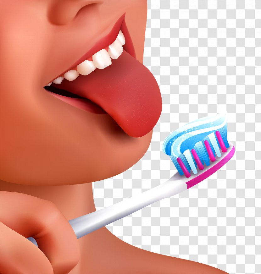 Dentistry Tooth Brushing Teeth Cleaning - Flower - Toothbrush Transparent PNG
