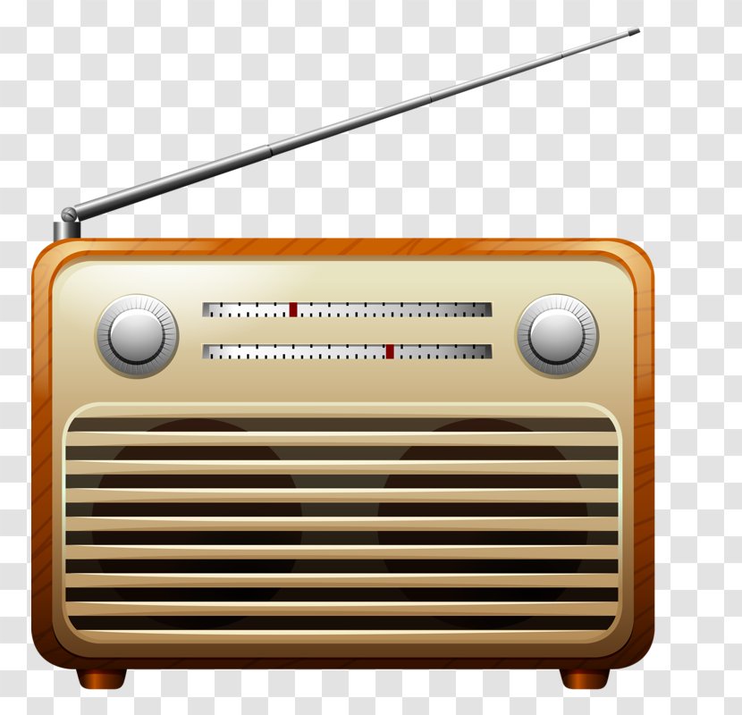 Radio Clip Art - Vintage Transparent PNG