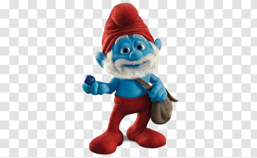 Papa Smurf The Smurfs Character Garden Gnome - Fictional Transparent PNG