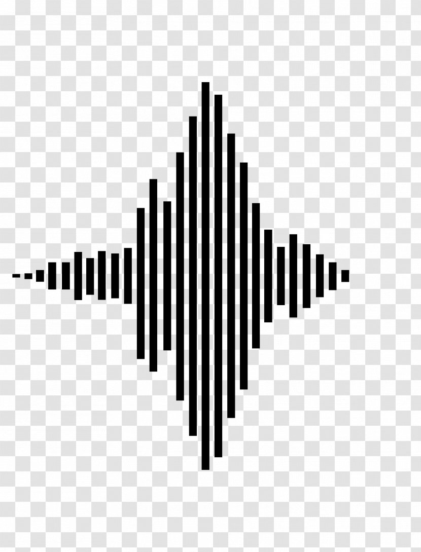 Acoustic Wave Sound Black And White - Flower - Bass Transparent PNG