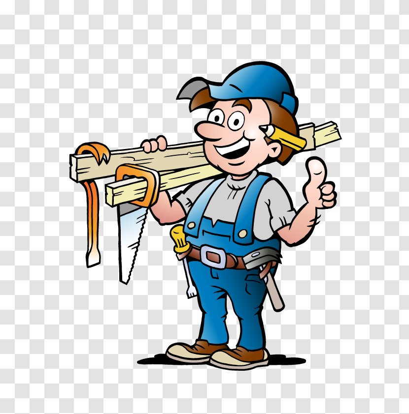 Carpenter Cartoon Joiner - Recreation - Male Transparent PNG