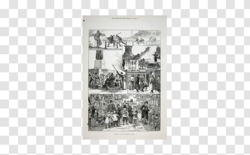 The Illustrated London News Hampstead Heath Art - Picture Frame Transparent PNG