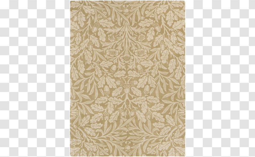 Lace Carpet William Morris - Beige Transparent PNG