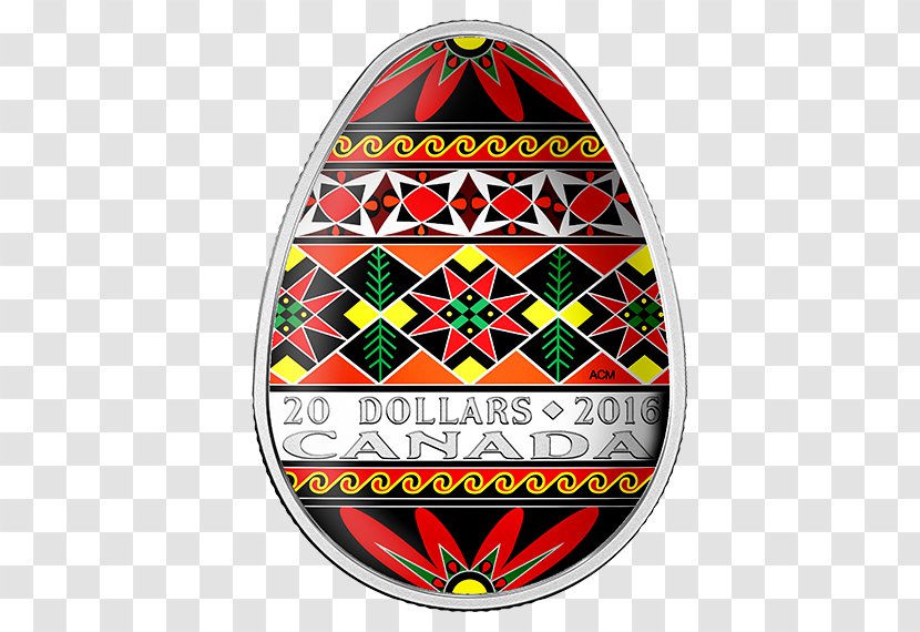 Pysanka Silver Coin Canada Transparent PNG