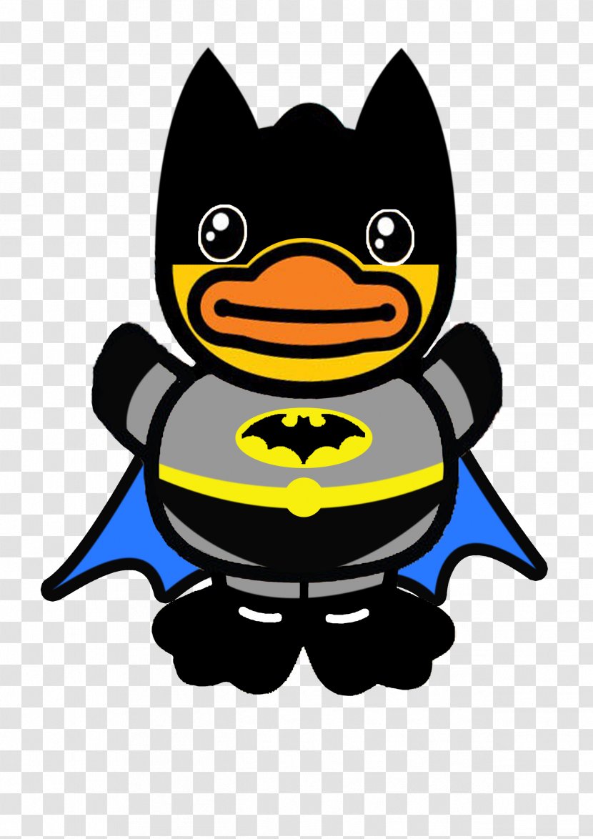 Batman Little Yellow Duck Project Cartoon - Drawing Transparent PNG