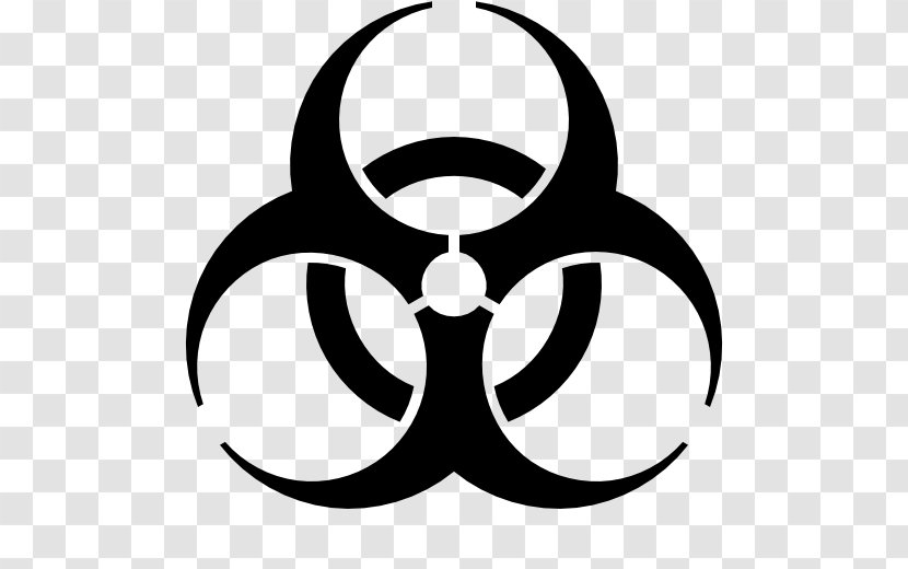 Biological Hazard Symbol Clip Art - Medical Waste Transparent PNG