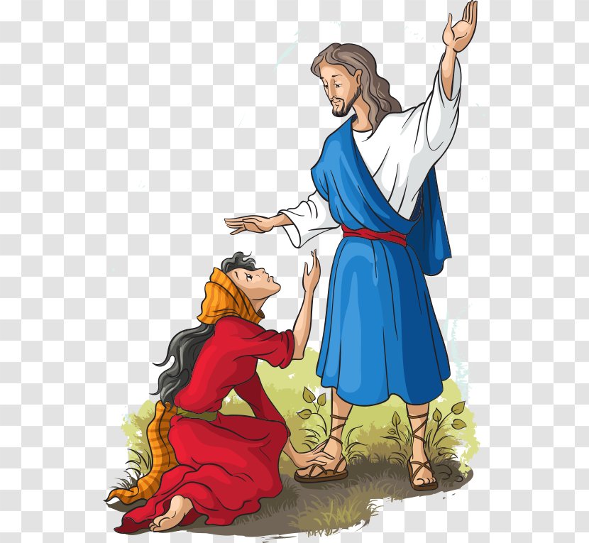 Bible Story They Met Jesus: A Childs Life Of Christ New Testament - Flower - Jesus,Christian,woman Transparent PNG