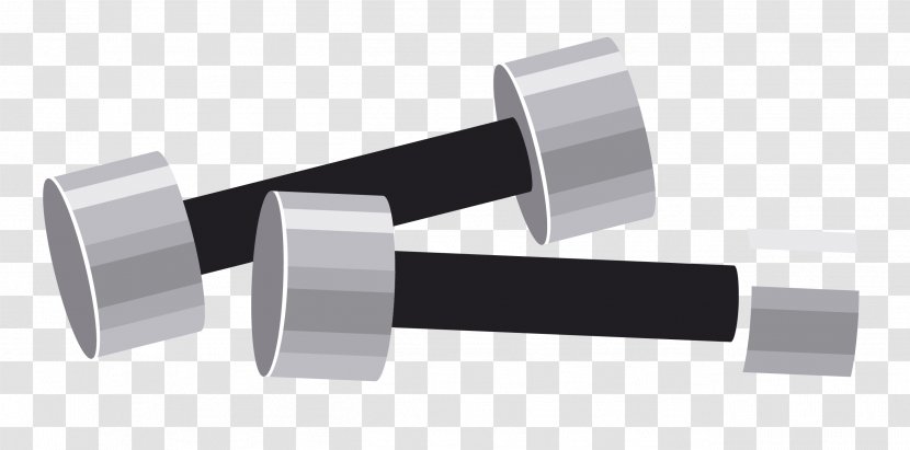 Brand Angle Cylinder - Product Design - Vector Barbell Transparent PNG