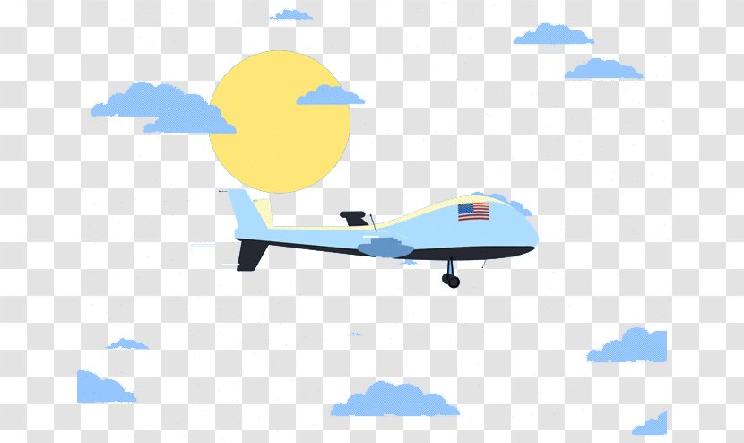 Aircraft Airplane Flight Unmanned Aerial Vehicle - Yellow - US Drone Transparent PNG