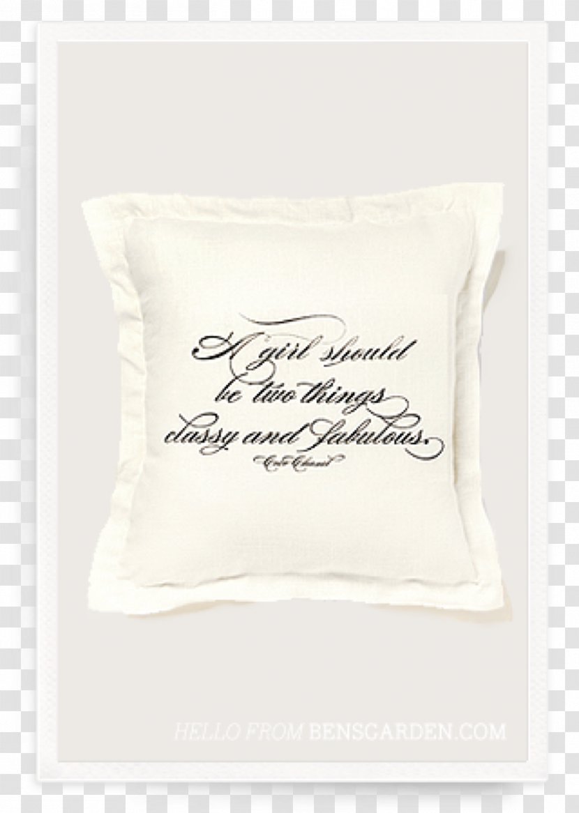 Throw Pillows Cushion Font - Textile - Pillow Transparent PNG
