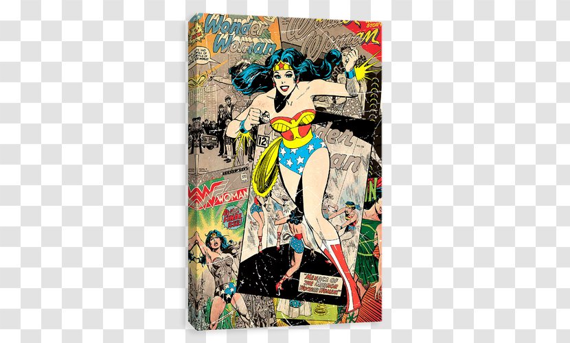 Wonder Woman Canvas Comic Book DC Comics Art - Hero - Luke Skywalker Disney Infinity Transparent PNG