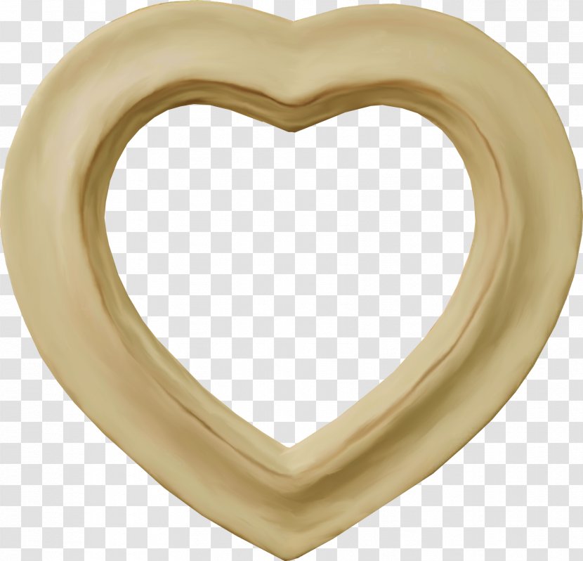 Creativity Designer - Body Jewelry - Gold Heart Transparent PNG