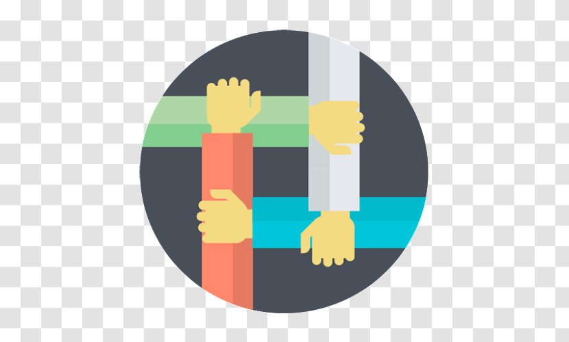 Teamwork Flat Design Business Icon Transparent PNG