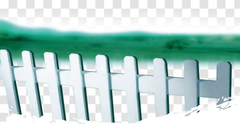 Picket Fence Lawn White Transparent PNG