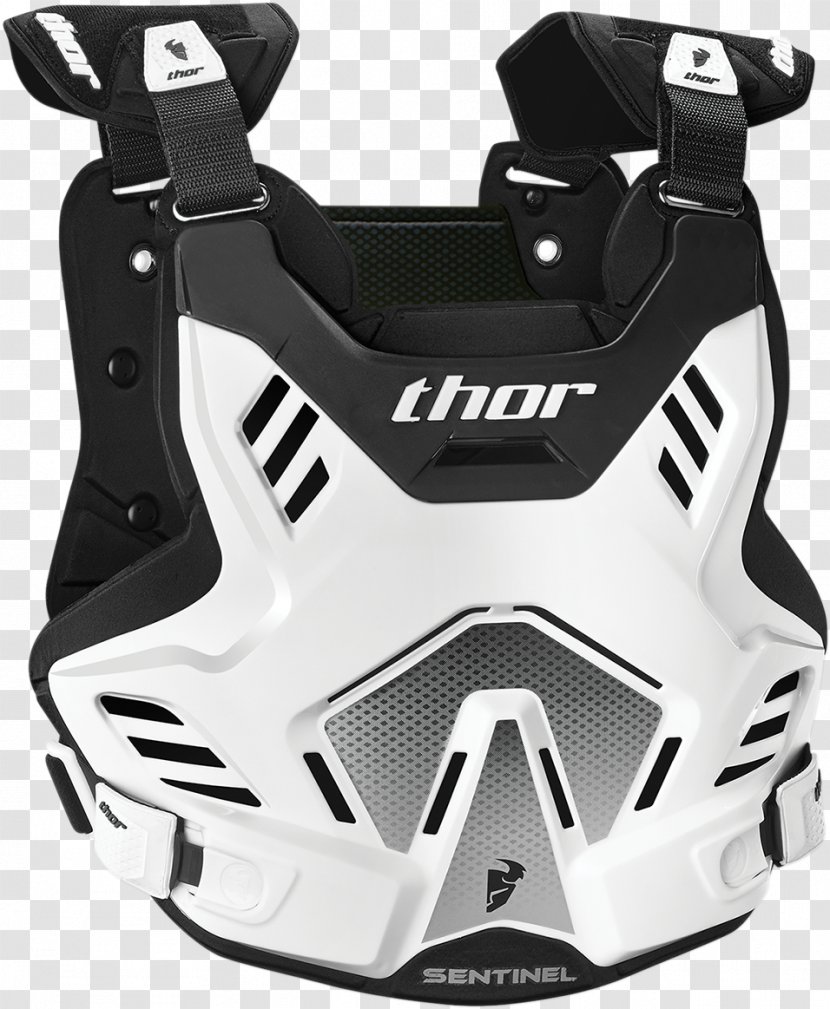 Thor Body Armor Motorcycle Motocross Fox Head Titan Sport Jacket - Personal Protective Equipment - Off White Belt Styling Transparent PNG