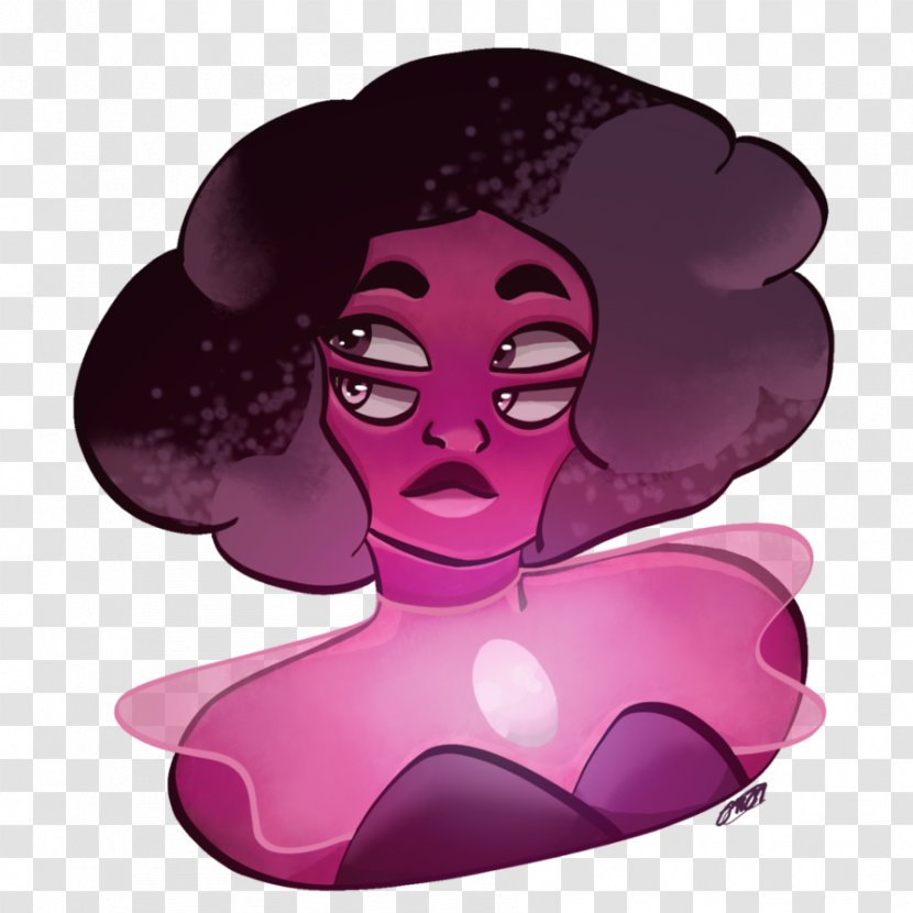 Rhodonite Drawing Cartoon Character - Purple Transparent PNG