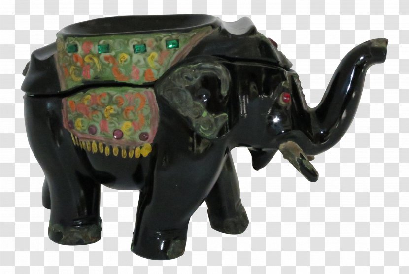 Cigarette Holders Indian Elephant African Case - Hand Painted Glass Transparent PNG