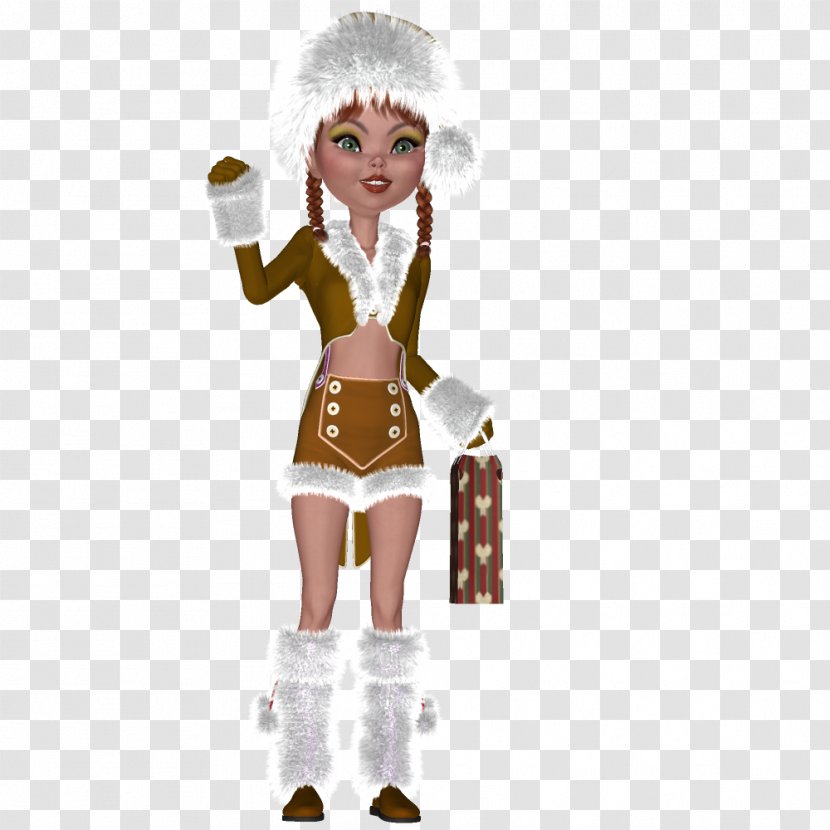 Figurine Character Fiction Costume Animated Cartoon - Winter-girl Transparent PNG