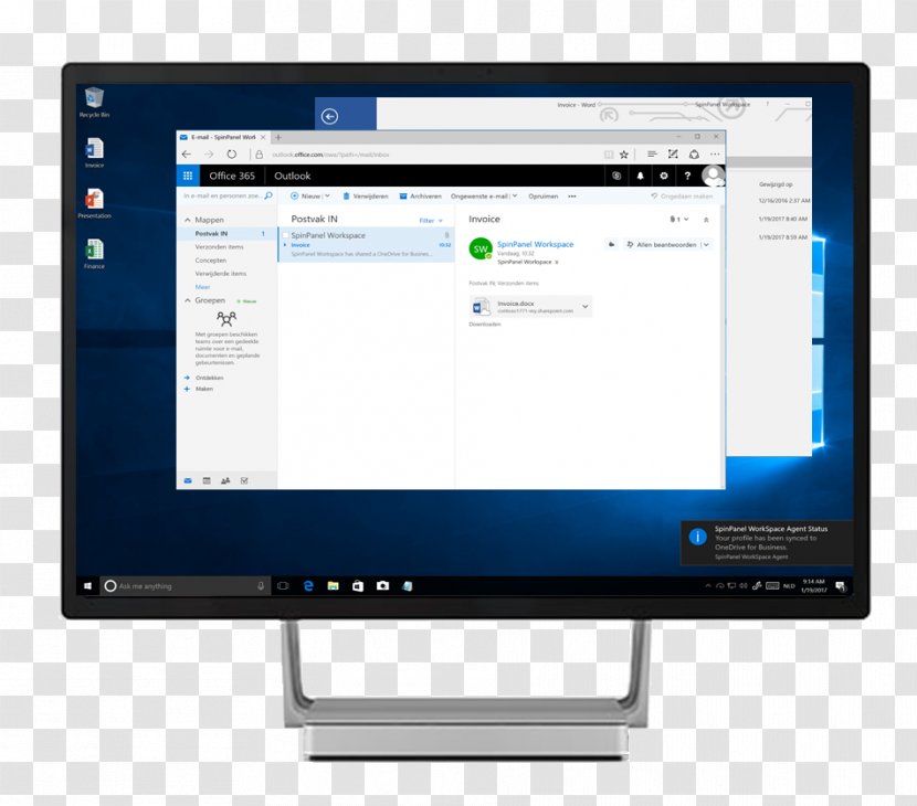 Surface Studio Microsoft Computer Program Monitors - Terabyte Transparent PNG