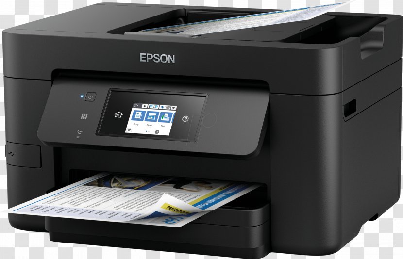 Epson WorkForce Pro WF-3720 Multi-function Printer WF-4730 WF-4720 Inkjet Printing - Workforce Wf3720 Transparent PNG