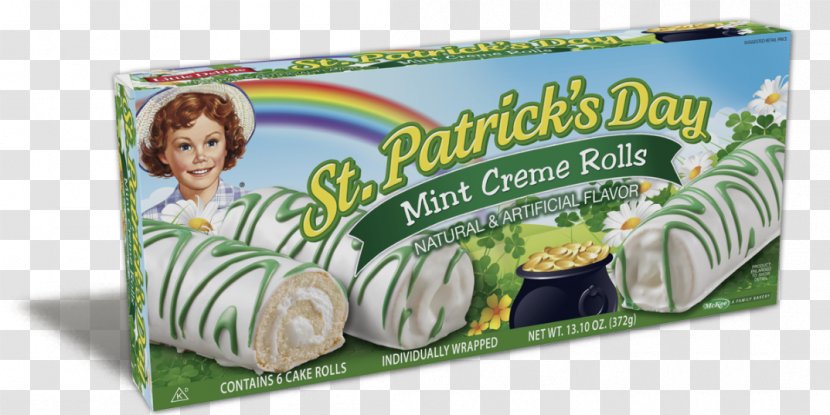 Swiss Roll Cream Saint Patrick's Day Cake Frosting & Icing - Cuisine - Mint Green Transparent PNG