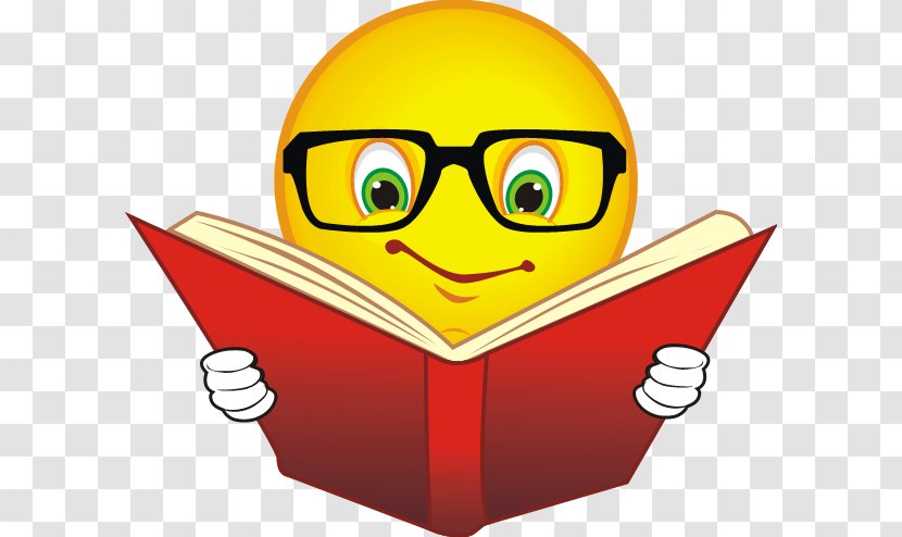 Student Mount Carmel Academy Reading Smiley Emoji - Books Transparent PNG