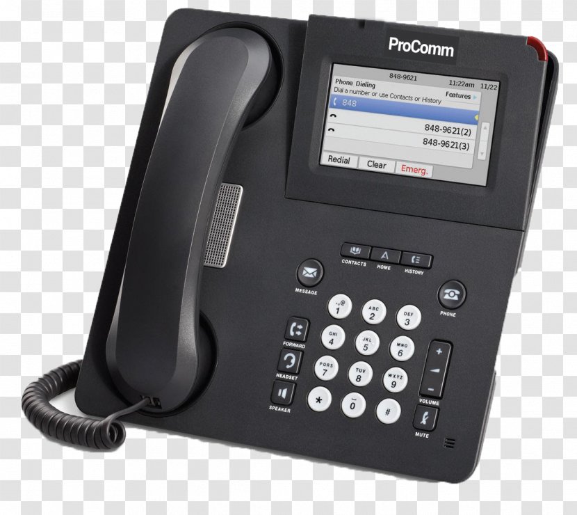 VoIP Phone Avaya 9641G Telephone Voice Over IP - Handset Transparent PNG