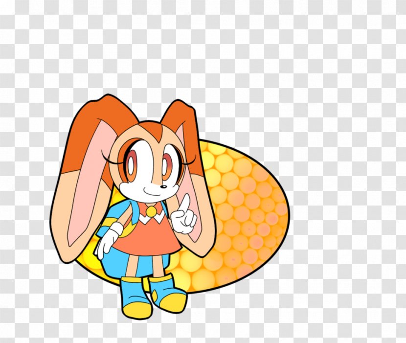 Cream The Rabbit Sonic Advance 2 Character - Fan Art - Cheese Transparent PNG