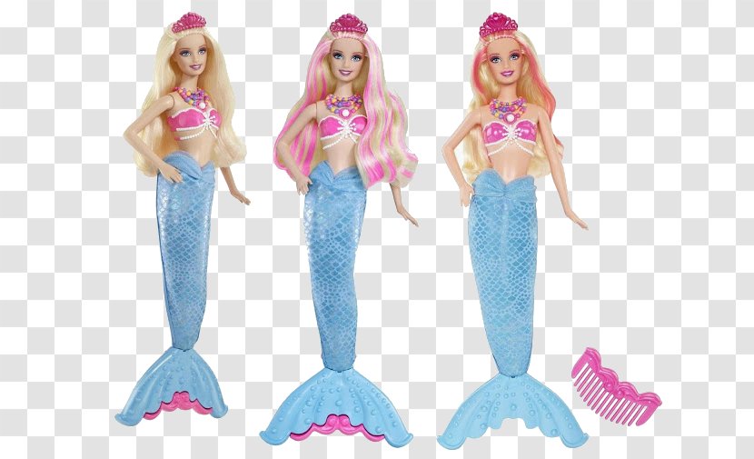 Amazon.com Barbie Doll Mermaid Skipper - Toy Transparent PNG