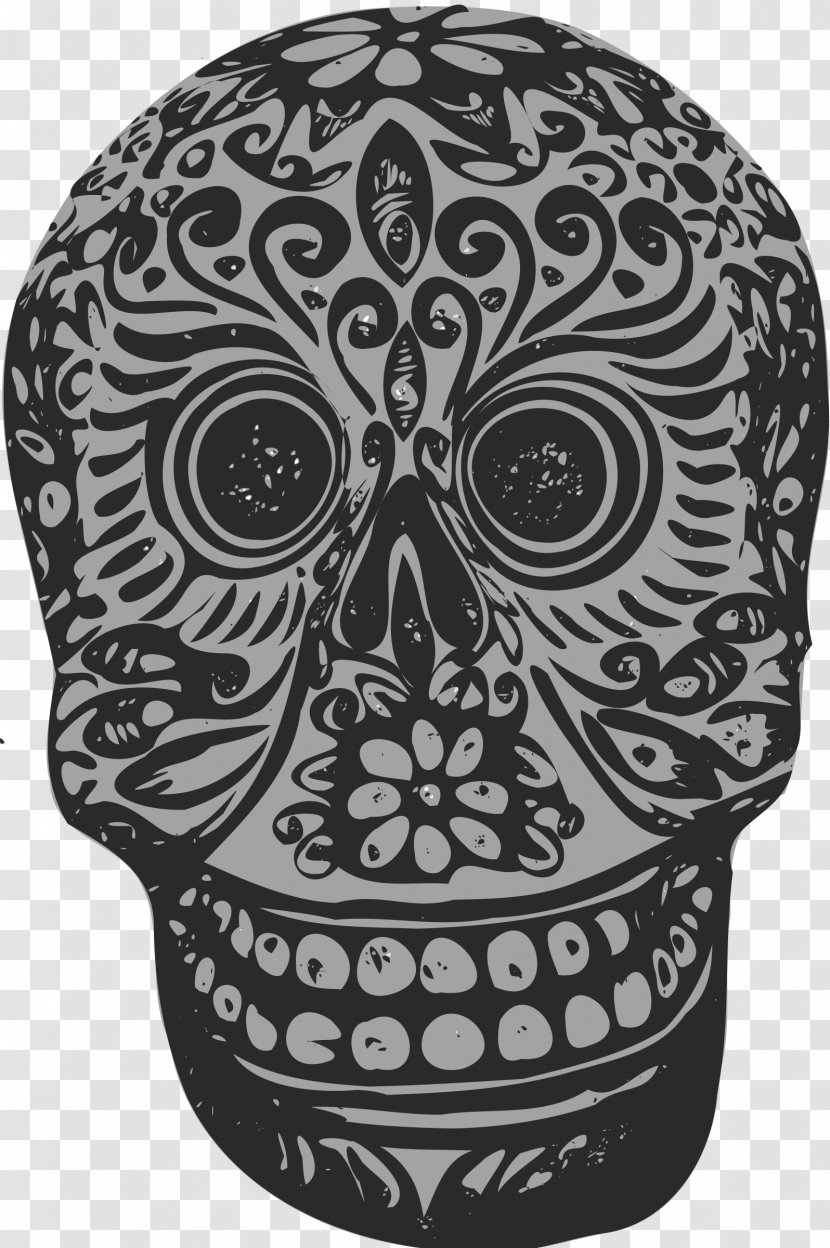 Calavera Human Skull Symbolism Clip Art - Headgear - Altar Transparent PNG