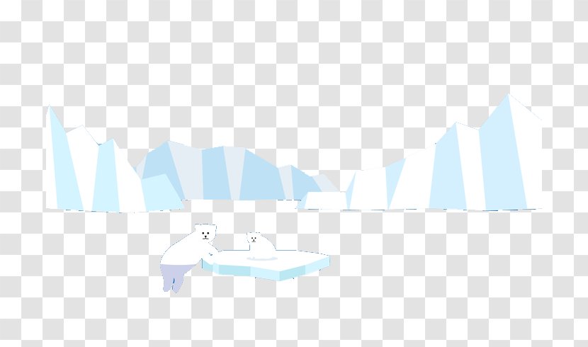 Brand Line Angle Point - Heart - Polar Bear Vector Material Transparent PNG