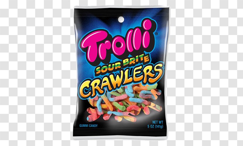 Gummi Candy Gummy Bear Sour Trolli Chewing Gum - Worms Transparent PNG