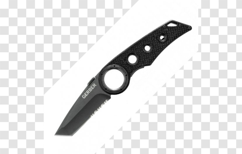 Pocketknife Gerber Gear Serrated Blade - Cutting Tool - Knife Transparent PNG
