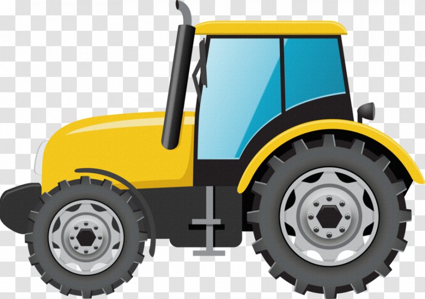 Heavy Machinery Architectural Engineering Clip Art - Wheel - Tractor Clipart Transparent PNG