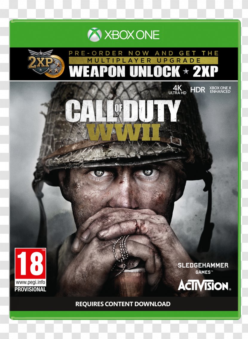 Call Of Duty: WWII Advanced Warfare Infinite Black Ops Xbox 360 - One - Preorder Transparent PNG