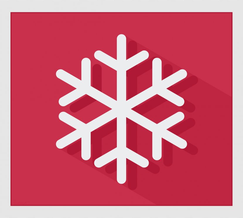 Snowflake Clip Art - Red - Snowflakes Transparent PNG