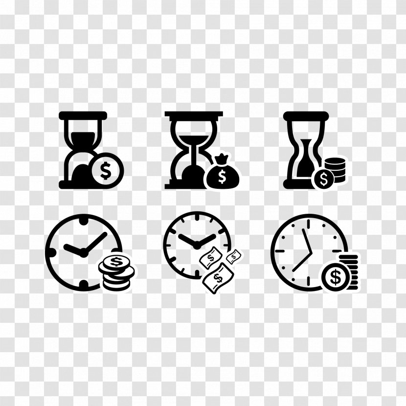 Euclidean Vector Time Hourglass Icon - Area - And Transparent PNG