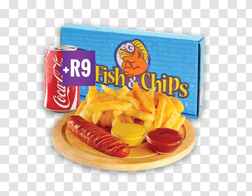 Fish And Chips Fast Food Cuisine Of The United States Menu - Kids Meal - Poppie's Transparent PNG