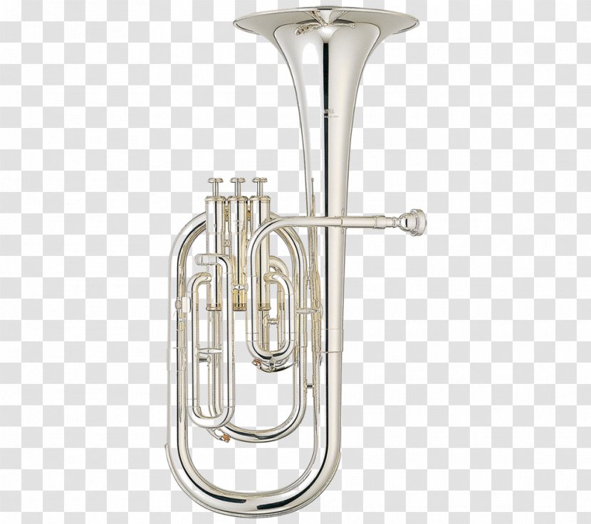 Tenor Horn Brass Instruments French Horns Baritone Musical - Silhouette - Trumpet And Saxophone Transparent PNG
