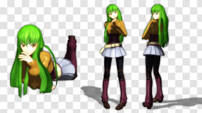 C.C. Lelouch Lamperouge Anya Alstreim MikuMikuDance Geass - Tree - Heart Transparent PNG