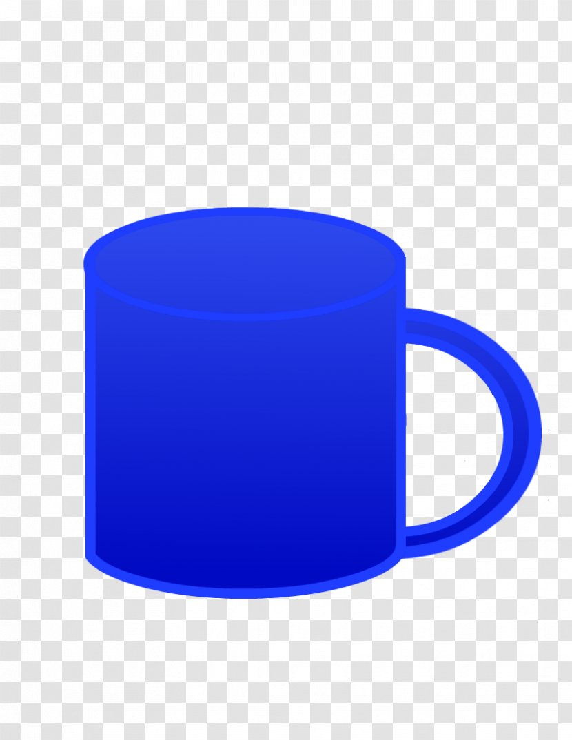 Coffee Cup Mug Cobalt Blue Transparent PNG