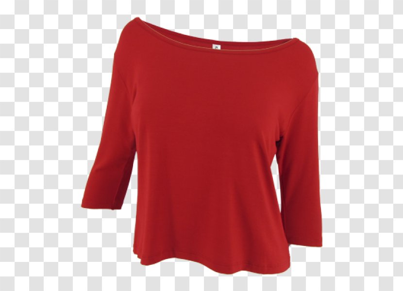 Red Blouse Waistcoat Sleeve Dress - Pants Transparent PNG
