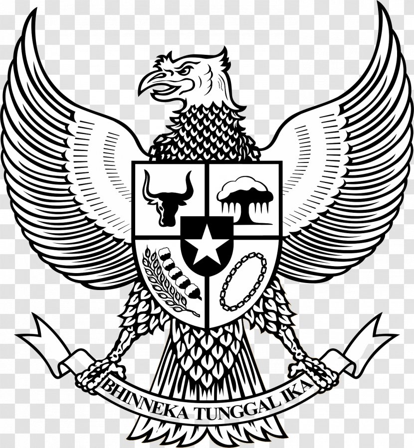National Emblem Of Indonesia Pancasila Garuda Symbol Transparent PNG