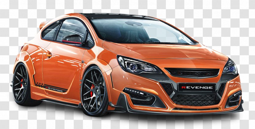 Opel Astra Vauxhall Motors GTC - H - Revenge Orange Car Transparent PNG