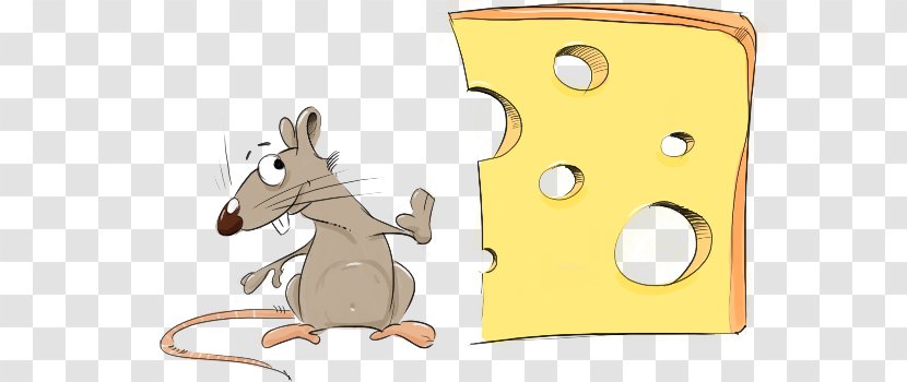 Illustration Cartoon Paper Clip Art - Pet - Cheese Mouse Transparent PNG